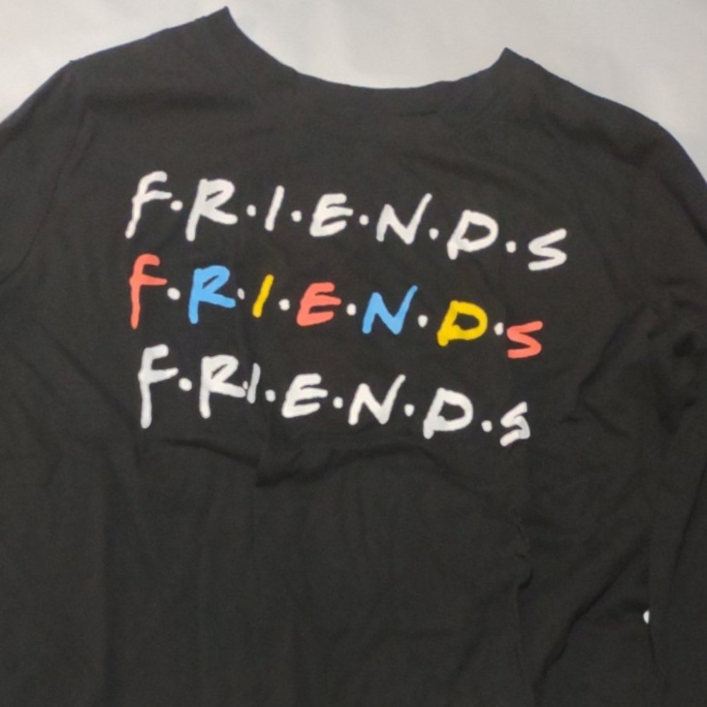 Friends long sleeve women's shirt black
